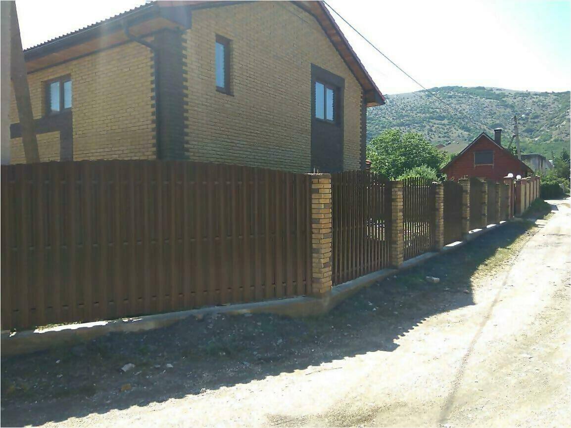 забор из штакетника 110м фото7 в Астрахани