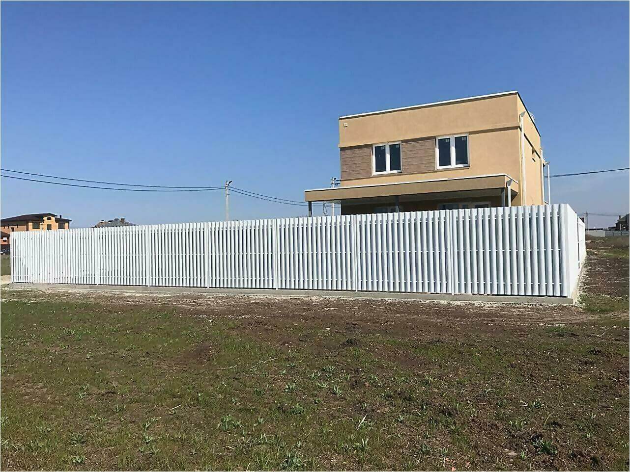 забор из штакетника 95м фото4 в Астрахани