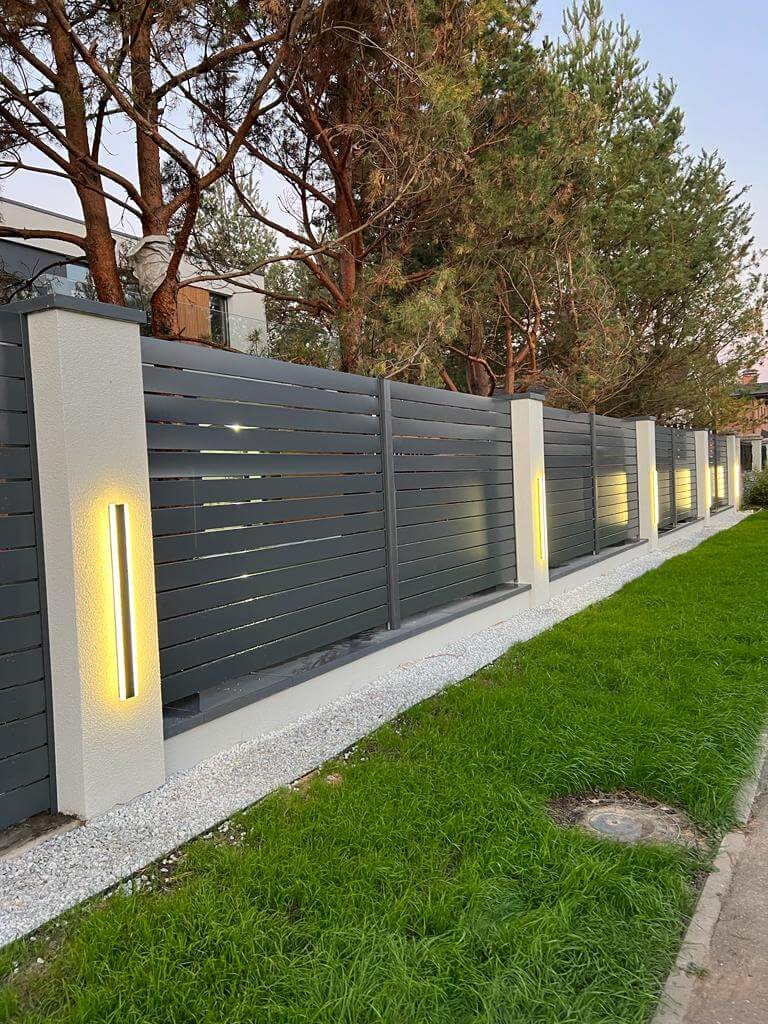 Забор-ранчо из металлопланкена 36м RAL7024 Серый Графит фото 13 в Астрахани