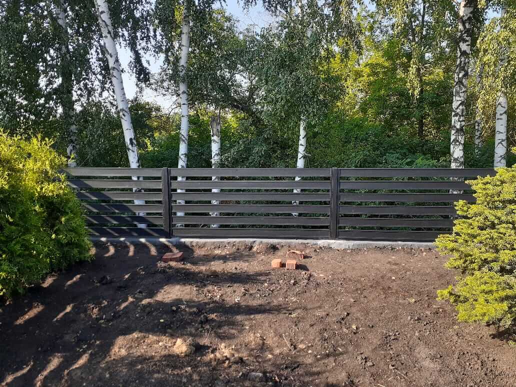 Забор-ранчо из металлопланкена 48м RAL9005 Черный МАТТЕ в Астрахани
