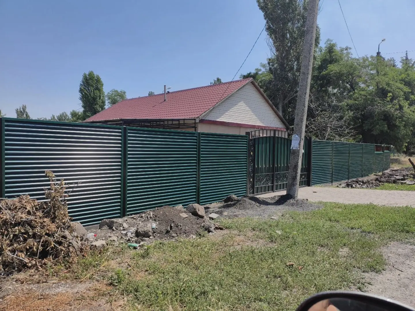 Забор-жалюзи из ламелей ЭКО-Z 24м RAL6005 Зеленый Мох фото 3 в Астрахани